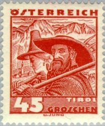 Farmer and his wife from Kaisertal, Tyrol