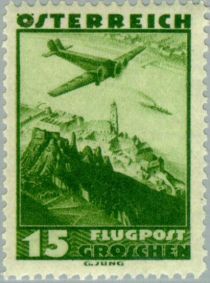 Aircraft over Dürnstein, Lower Austria