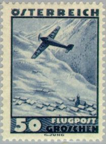 Aircraft over Stuben am Arlberg