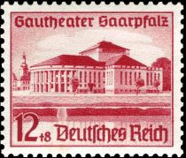 View of the Gautheatre, Saarbrücken