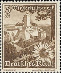 Forchtenstein stronghold, silver thistle