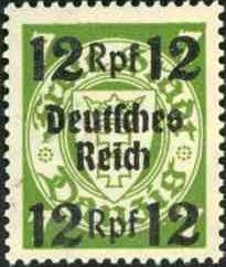 Stamps of Danzig surch Deutsches Reich and new values.