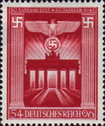 Brandenburg Gate with Reich-Eagle