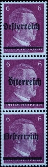 Overprint German stamp Hitler