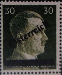 Adolf Hitler (1889-1945), Chancellor overprinted Österreich