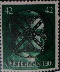 Adolf Hitler (1889-1945), Chancellor overprinted by rosette