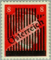 Overprint German stamp Hitler