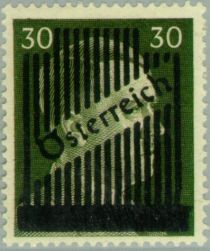 Overprint German stamp Hitler