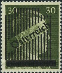 Overprint German stamp Hitler