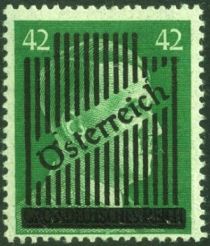 Overprint German stamp Hitler