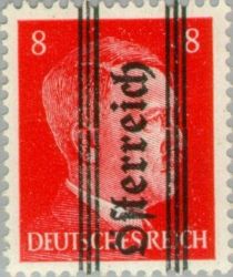 Overprint German stamp Hitler