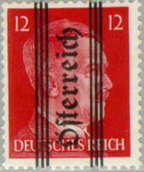 Overprint German stamp Hitler