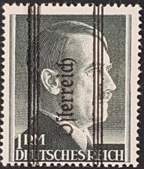 Overprint German stamp Hitler