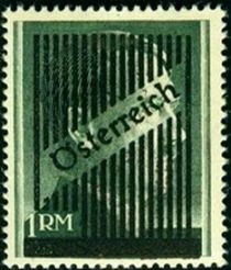 Overprint German stamp Hitler