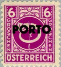 Posthorn overprinted "PORTO"