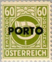 Posthorn overprinted "PORTO"