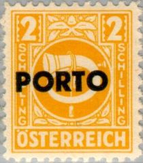 Posthorn overprinted "PORTO"