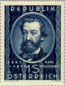 50th Memorial Anniversary of Karl Millöcker (1842-1899), com