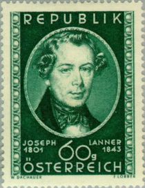 Joseph Lanner (1801-43) waltz composer, by J. Kriehuber