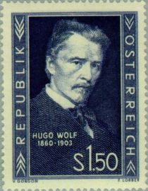 50th death anniversary of Hugo Wolf (1860-1903), composer