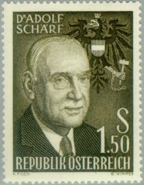 Dr. Adolf Schärf (1890-1965) federal president