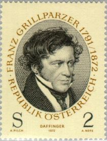 Franz Grillparzer (1791-1872) poet, by Moritz M. Daffinger