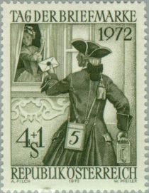 Postman of the "Klapperpost", Vienna