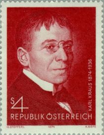 Birth Centenary of Karl Kraus