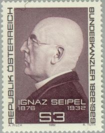 Ignaz Seipel (1876-1932) politician & federal chancellor