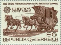 1st horse-drawn railway Linz-Freistadt-Budweis (1832)