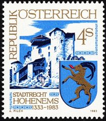 550 years Town Charter of Hohenems