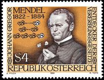 Johann Gregor Mendel, Centenary of his death