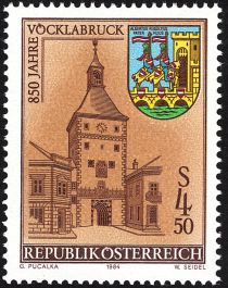 City of Vöcklabruck, 850th anniv.