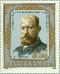 125th birthday of Christian von Ehrenfels (1859-1932)