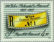 Centenary of Registration Label (1885-1985)