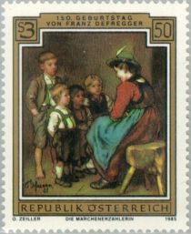 150th Birthday of Franz Defregger, Austrian painter