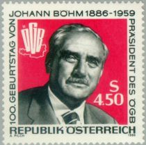 100th birthday of Johann Böhm