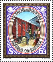 Railway mail wagon