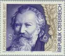 Johannes Brahms, centenary of his death