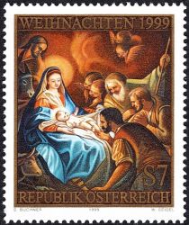 "Birth of Christ" by Anton Jäntl (1774)