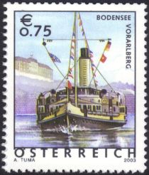 Boat on Bodensee, Vorarlberg