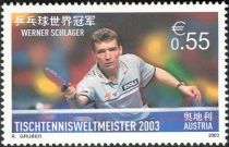 Werner Schlager, Table Tennis World Champion 2003