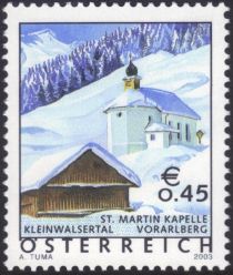 St Martin's Chapel, Kleinwalsertal (Vorarlberg)