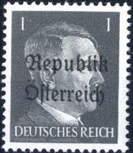 Republik Österreich overprint