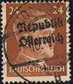 Republik Österreich handstamp