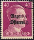 Republik Österreich handstamp