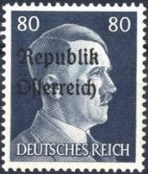 Republik Österreich overprint