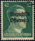 Republik Österreich handstamp