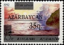 Caspian Sea - Surcharge and Overprint