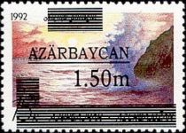 Caspian Sea - Surcharge and Overprint